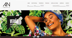 Desktop Screenshot of antextil.com.br